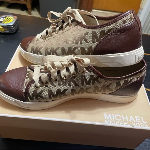 Michael Kors Brown and Tan Sneakers - Picture 5 of 8